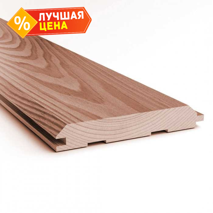 Имитация бруса 20x140x6000 мм Экстра термо-ель